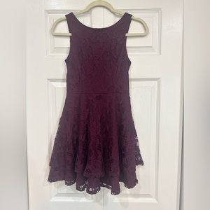 Women’s plum dress maybe worn 2x